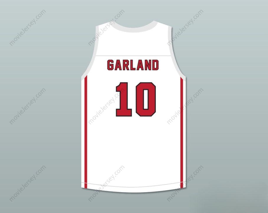 CUSTOM ANY Name Number DARIUS GARLAND 10  ACADEMY  WHITE BASKETBALL JERSEY 2 Top Stitched S-6XL