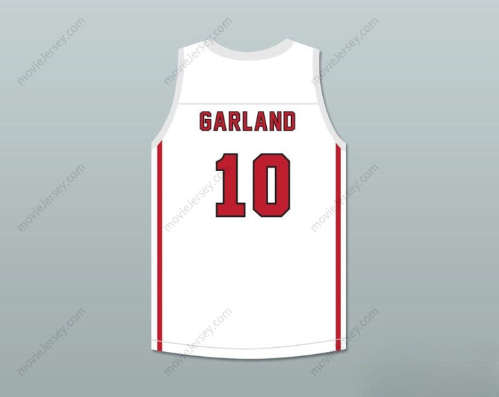 CUSTOM ANY Name Number DARIUS GARLAND 10  ACADEMY  WHITE BASKETBALL JERSEY 2 Top Stitched S-6XL