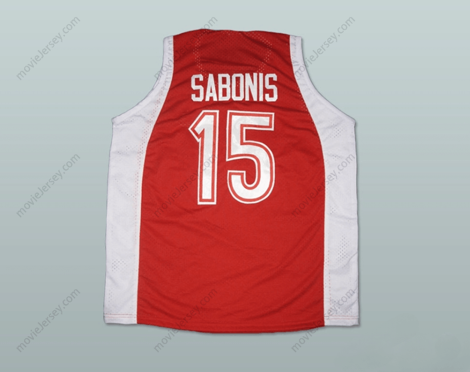 CUSTOM ANY Name Number ARVYDAS SABONIS SOVIET UNION CCCP BASKETBALL JERSEY Top Stitched S-6XL