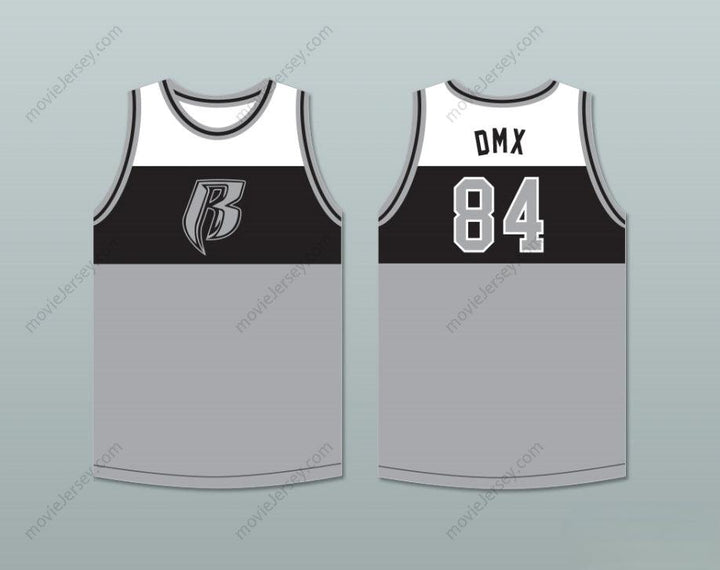 CUSTOM ANY Name Number DMX 84 ROUGH RYDERS TRICOLOR BASKETBALL JERSEY 3 Top Stitched S-6XL