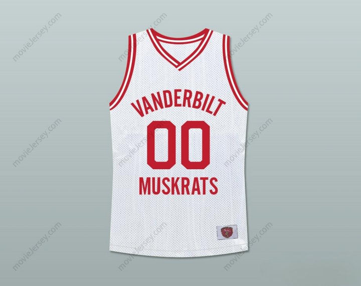 CUSTOM ANY Name Number FAMILY MATTERS STEVE URKEL 00 VANDERBILT MUSKRATS HIGH SCHOOL WHITE BASKETBALL JERSEY Top Stitched S-6XL