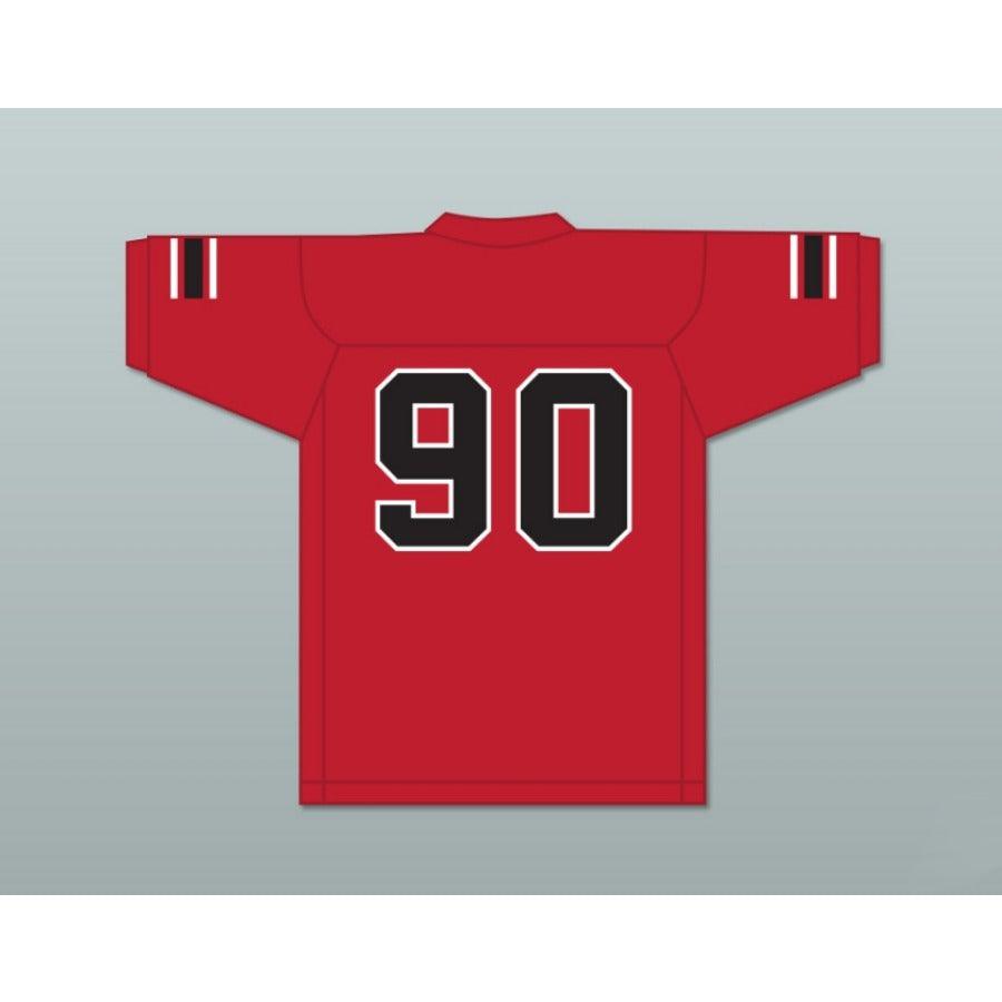 CUSTOM ANY Name Number RONALD OLLIE 90 EMCC LIONS FOOTBALL JERSEY INCLUDES PATCHES Top Stitched S-6XL