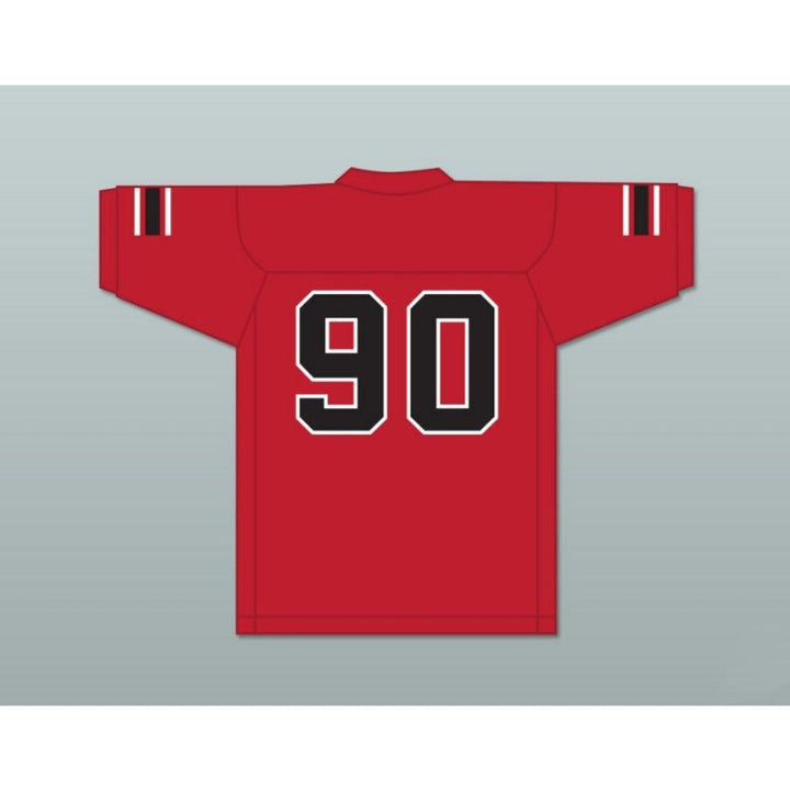 CUSTOM ANY Name Number RONALD OLLIE 90 EMCC LIONS FOOTBALL JERSEY INCLUDES PATCHES Top Stitched S-6XL