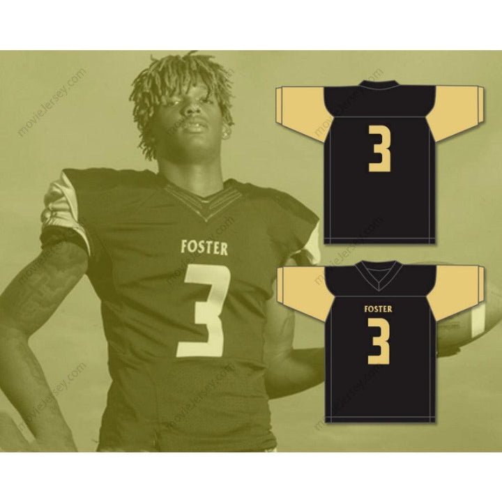 CUSTOM ANY Name Number CEEDEE LAMB 3 FOSTER HIGH SCHOOL FALCONS Football Jersey Top Stitched S-6XL