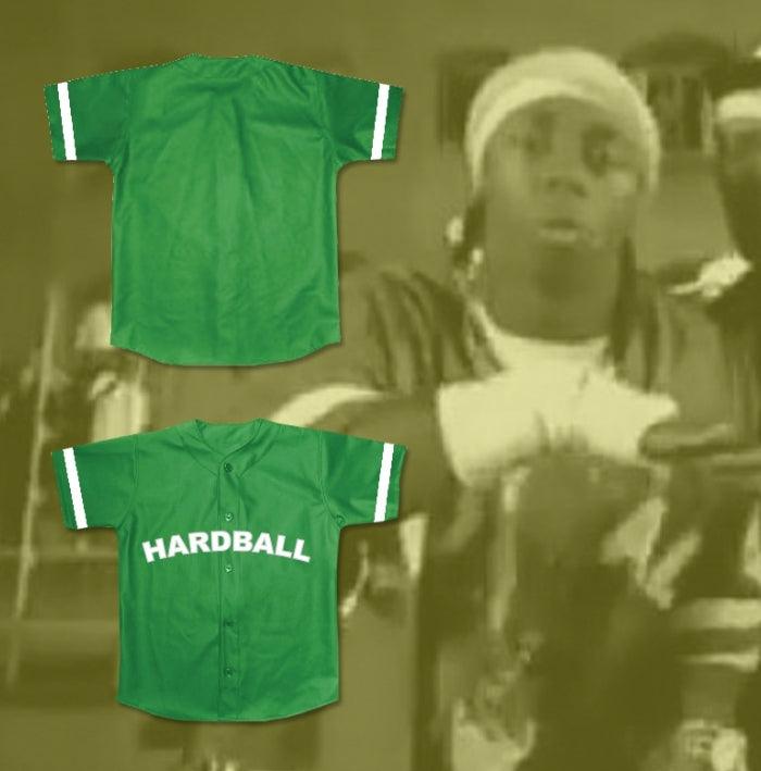 Custom Any Name Number HARDBALL BASEBALL JERSEY THEME SONG Top Stitched S-6XL