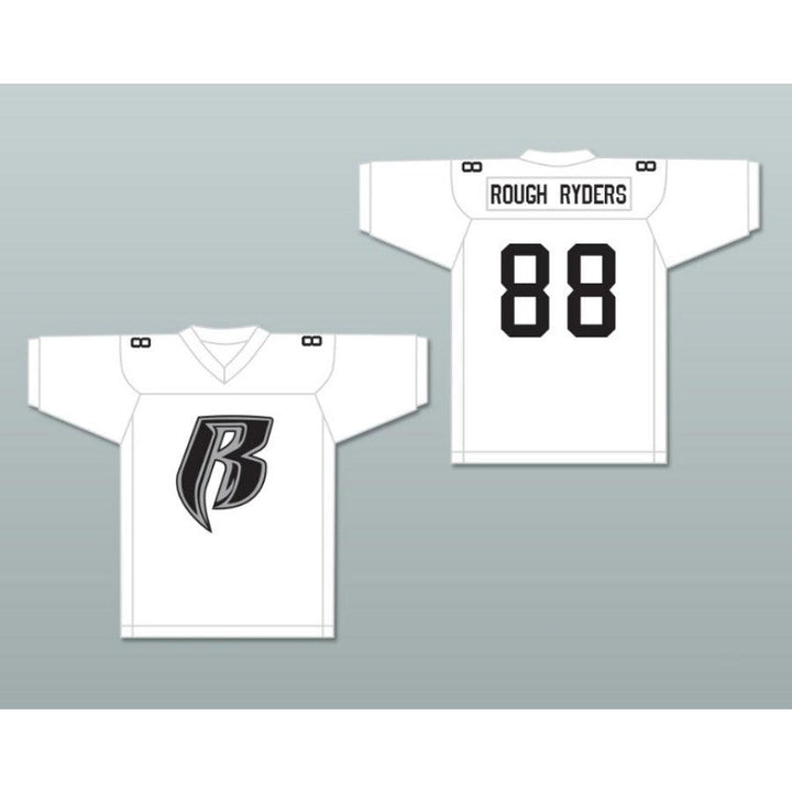 CUSTOM ANY Name Number ROUGH RYDERS 88 SILVER Football Jersey Top Stitched S-6XL