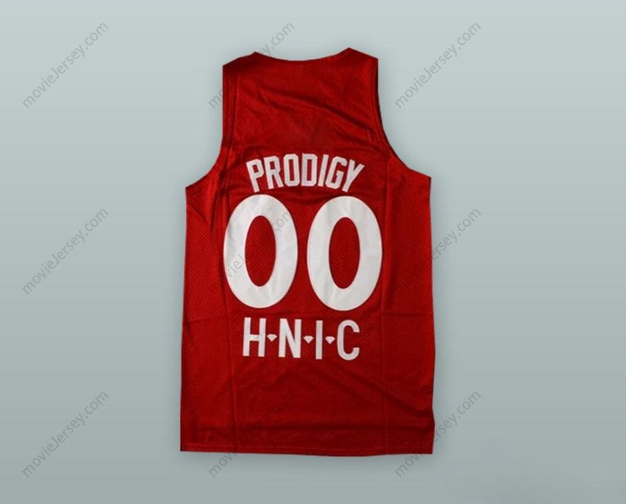 CUSTOM ANY Name Number PRODIGY 00 QUEENSBRIDGE TOURNAMENT H.N.I.C. RED BASKETBALL JERSEY Top Stitched S-6XL