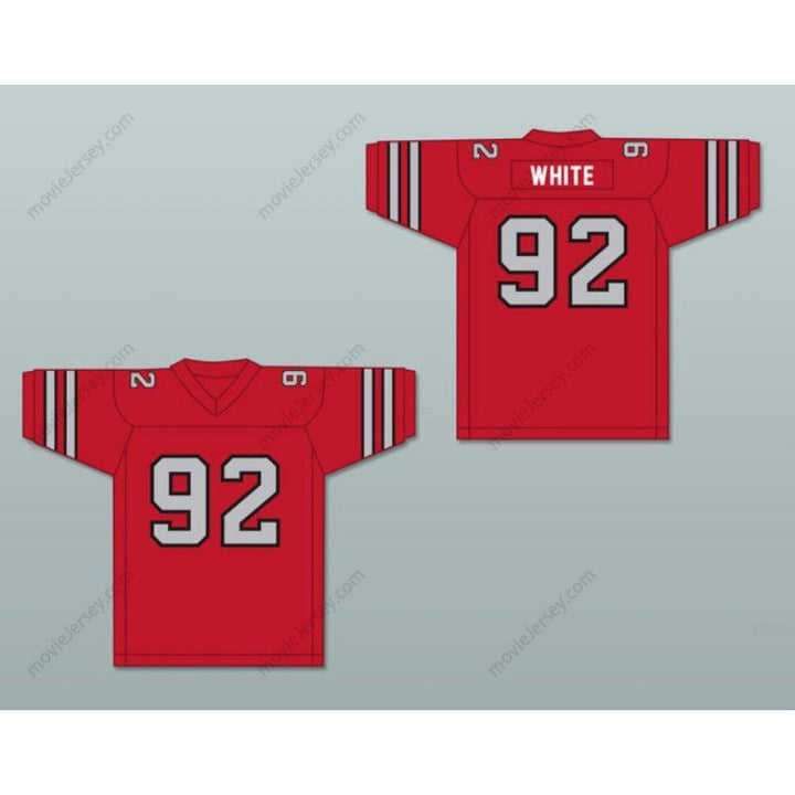 CUSTOM ANY Name Number 1984 USFL REGGIE WHITE 92 MEMPHIS SHOWBOATS ROAD Football Jersey Top Stitched S-6XL