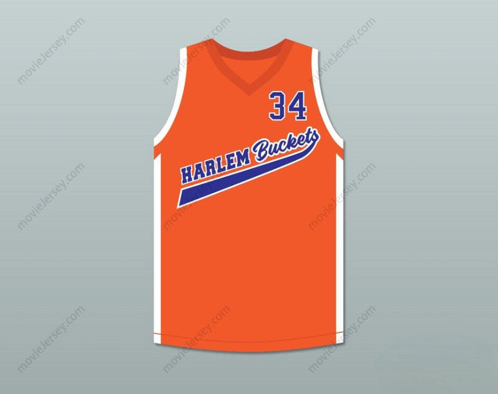CUSTOM ANY Name Number BIG FELLA 34 HARLEM BUCKETS BASKETBALL JERSEY UNCLE DREW Top Stitched S-6XL