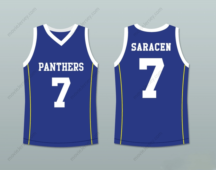 CUSTOM ANY Name Number FRIDAY NIGHT LIGHTS MATT SARACEN 7 DILLON PANTHERS BASKETBALL JERSEY Top Stitched S-6XL