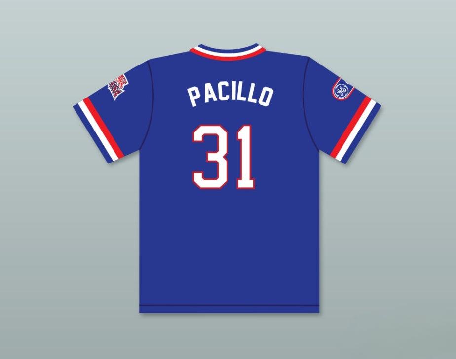 Custom Any Name Number PAT PACILLO 31 1984 USA TEAM BLUE BASEBALL JERSEY Top Stitched S-6XL