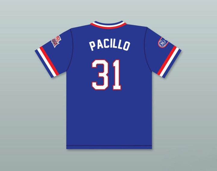 Custom Any Name Number PAT PACILLO 31 1984 USA TEAM BLUE BASEBALL JERSEY Top Stitched S-6XL