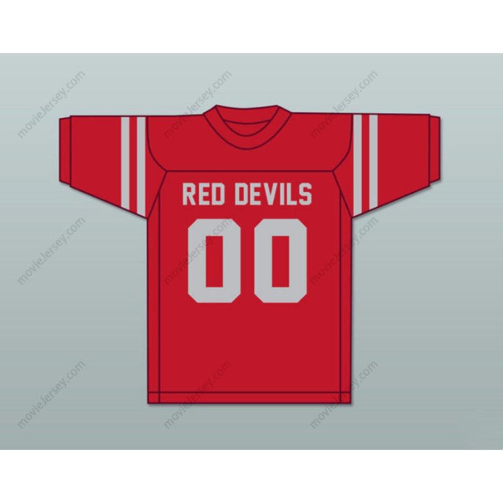 CUSTOM ANY Name Number JACK LAMBERT 00 CRESTWOOD HIGH SCHOOL RED DEVILS RED FOOTBALL JERSEY Top Stitched S-6XL