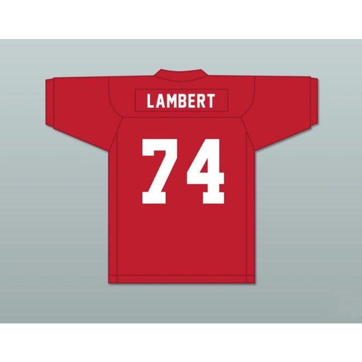 CUSTOM ANY Name Number T.J. LAMBERT 74 MIAMI Football Jersey Top Stitched S-6XL