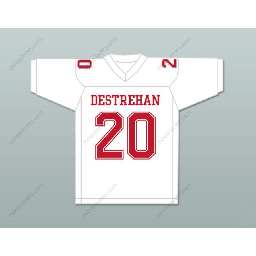 CUSTOM ANY Name Number ED REED 20 DESTREHAN HIGH SCHOOL FIGHTING WILDCATS FOOTBALL JERSEY Top Stitched S-6XL