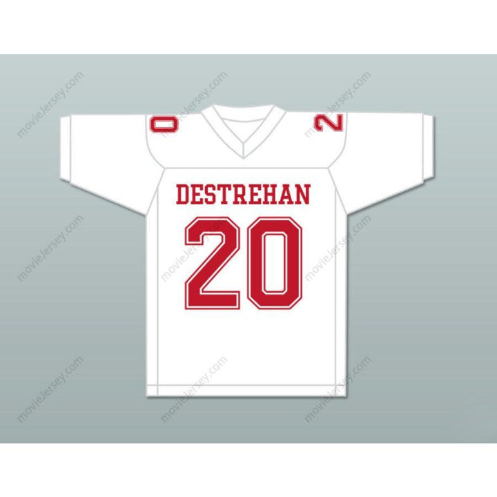 CUSTOM ANY Name Number ED REED 20 DESTREHAN HIGH SCHOOL FIGHTING WILDCATS FOOTBALL JERSEY Top Stitched S-6XL
