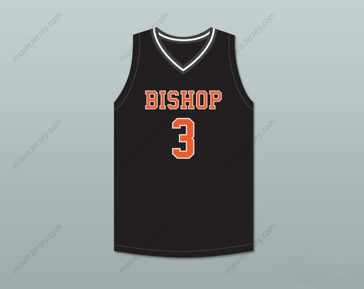 CUSTOM ANY Name Number BRANDON DURRETT 3 BISHOP HAYES TIGERS BLACK BASKETBALL JERSEY THE WAY BACK Top Stitched S-6XL