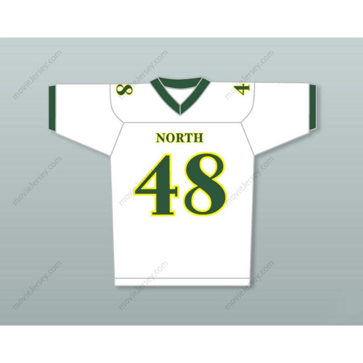 CUSTOM WHITE ROB GRONKOWSKI 48 NORTH HIGH SCHOOL FOOTBALL JERSEY Top Stitched S-6XL