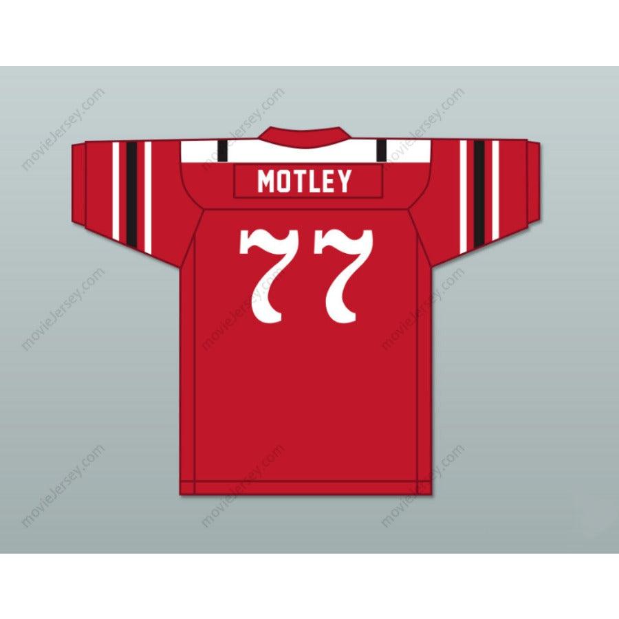 CUSTOM ANY Name Number MARION MOTLEY 77 CANTON MCKINLEY HIGH SCHOOL PUPS WHITE Football Jersey Top Stitched S-6XL