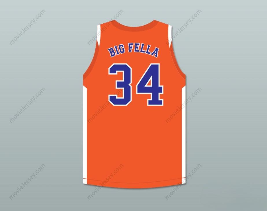 CUSTOM ANY Name Number BIG FELLA 34 HARLEM BUCKETS ALTERNATE BASKETBALL JERSEY UNCLE DREW Top Stitched S-6XL