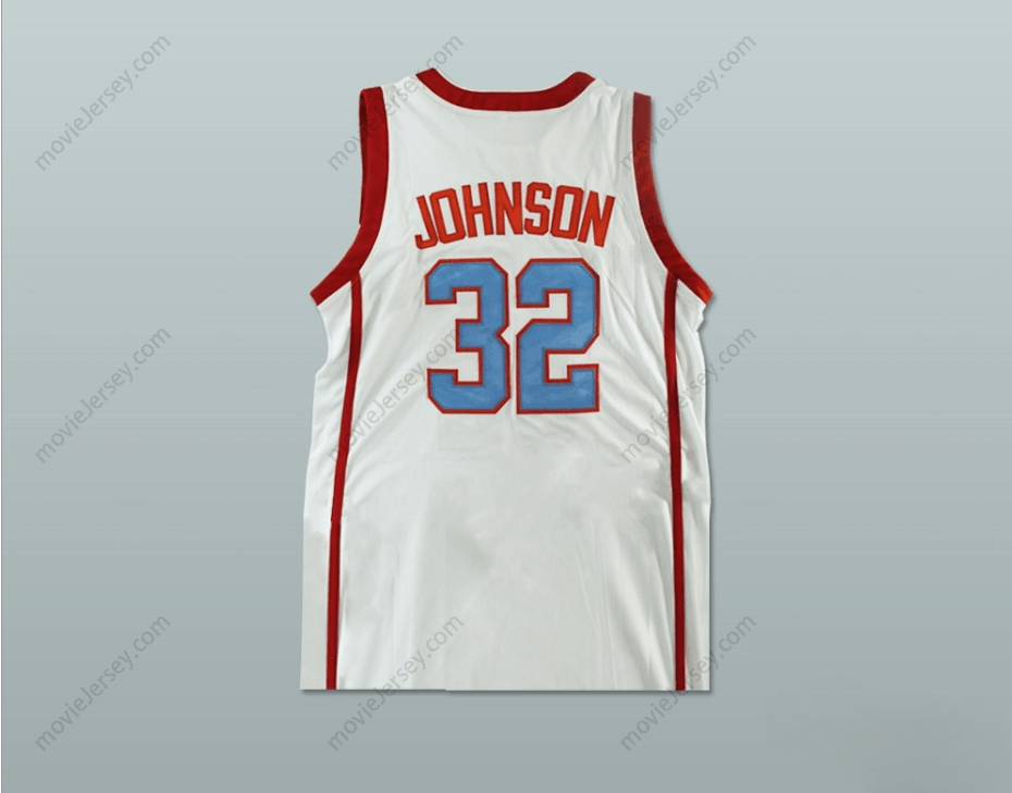 CUSTOM ANY Name Number MAGIC JOHNSON 32 LANSING HIGH SCHOOL VIKINGS BASKETBALL JERSEY ANY PLAYER Top Stitched S-6XL