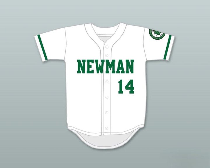 Custom Any Name Number ELI MANNING 14 ISIDORE NEWMAN HIGH SCHOOL WHITE BASEBALL JERSEY Top Stitched S-6XL