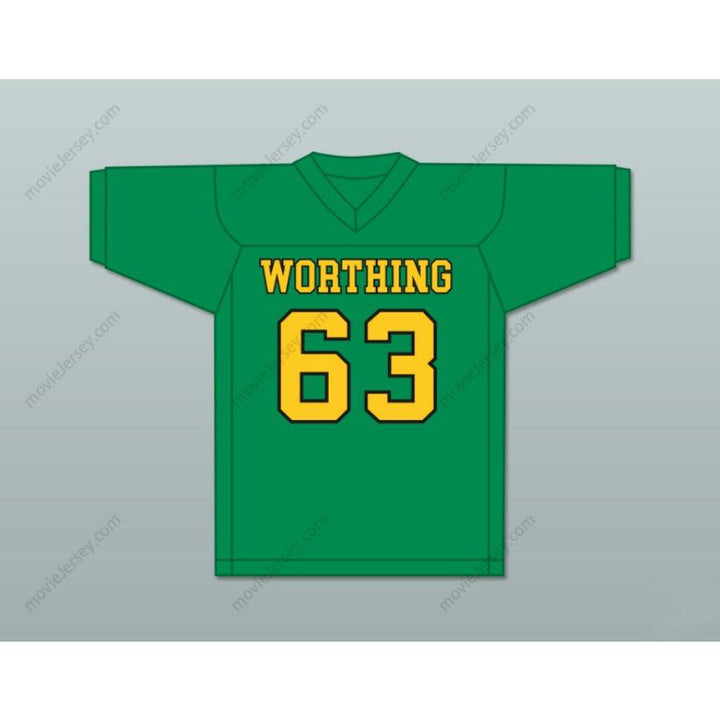 CUSTOM ANY Name Number MIKE SINGLETARY 63 WORTHING HIGH SCHOOL COLTS KELLY FOOTBALL JERSEY Top Stitched S-6XL
