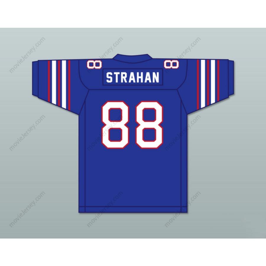 CUSTOM ANY Name Number MICHAEL STRAHAN 88 WESTBURY HIGH SCHOOL HUSKIES Football Jersey Top Stitched S-6XL