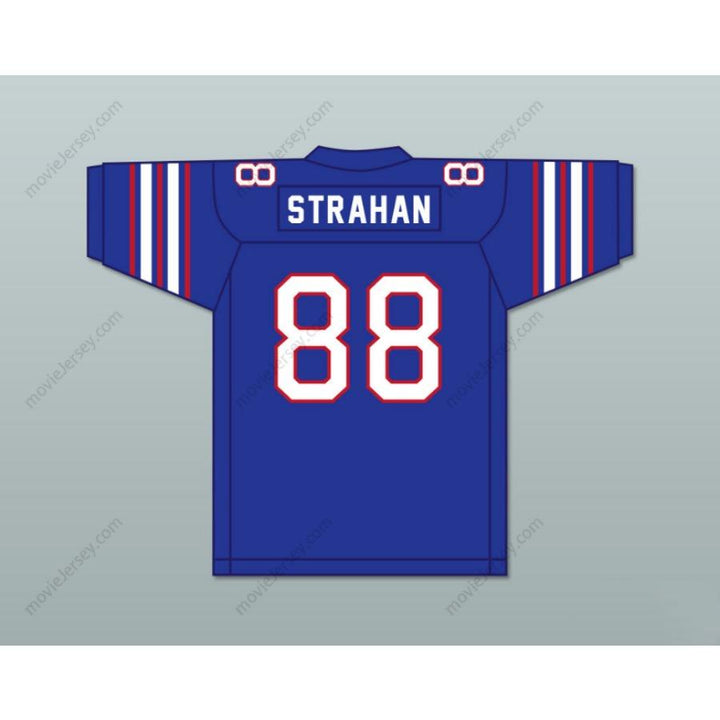 CUSTOM ANY Name Number MICHAEL STRAHAN 88 WESTBURY HIGH SCHOOL HUSKIES Football Jersey Top Stitched S-6XL