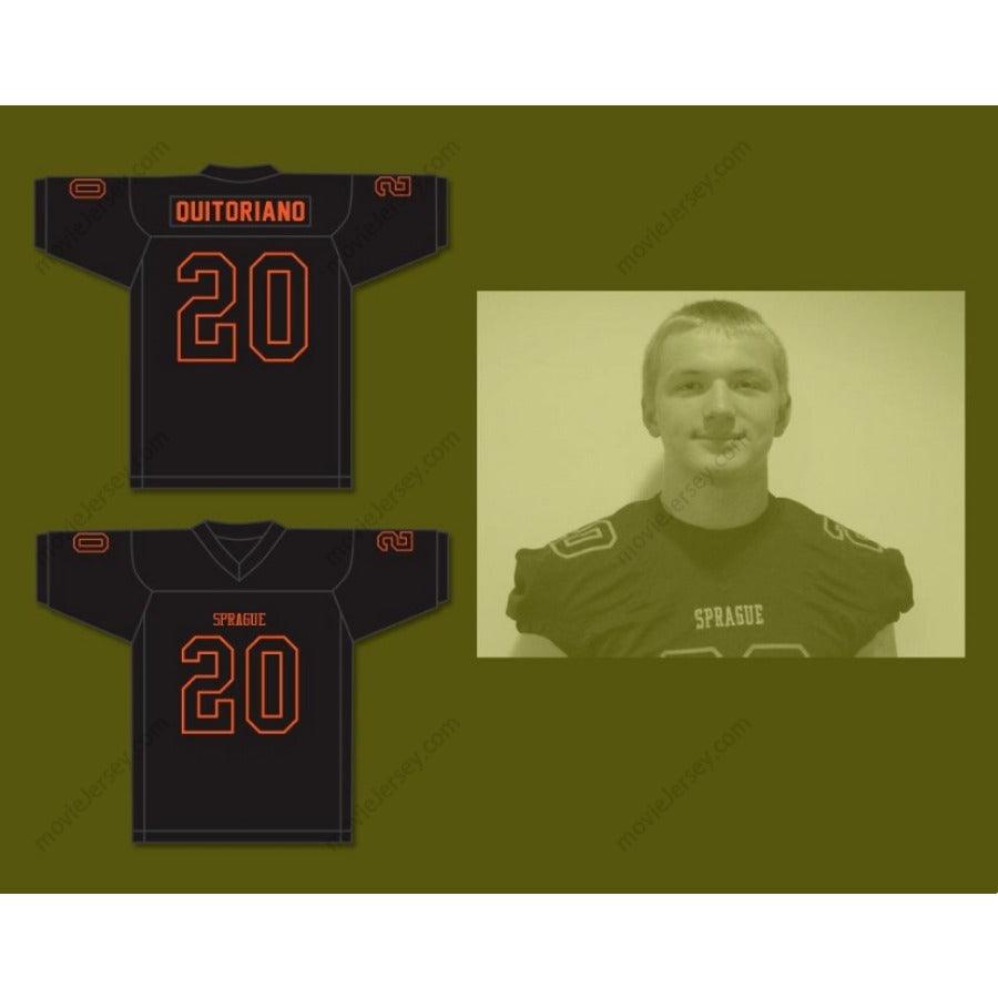 CUSTOM ANY Name Number TEAGAN QUITORIANO 20 SPRAGUE HIGH SCHOOL OLYMPIANS Football Jersey Top Stitched S-6XL