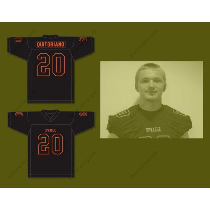 CUSTOM ANY Name Number TEAGAN QUITORIANO 20 SPRAGUE HIGH SCHOOL OLYMPIANS Football Jersey Top Stitched S-6XL