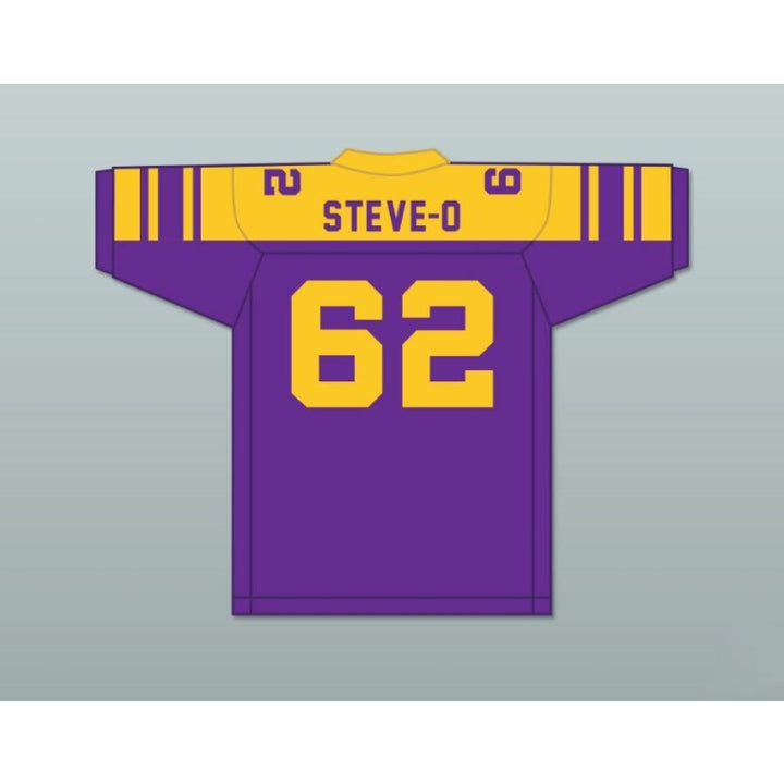 CUSTOM ANY Name Number STEPHEN GLOVER 62 YOUTH LEAGUE PURPLE Football Jersey Top Stitched S-6XL