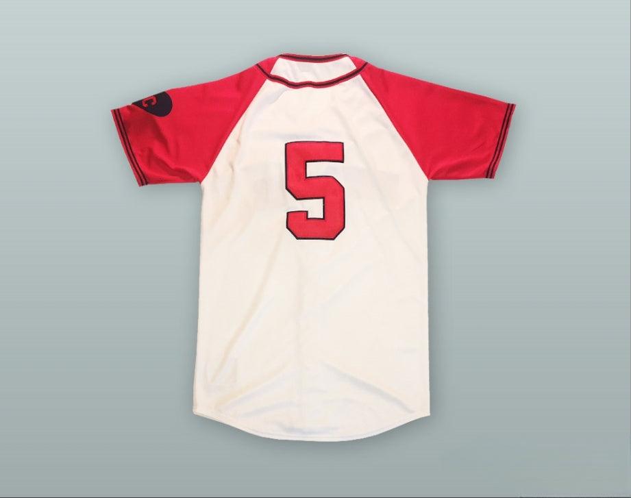 Custom Any Name Number JACKIE ROBINSON 5 MONARCHS BASEBALL JERSEY Top Stitched S-6XL