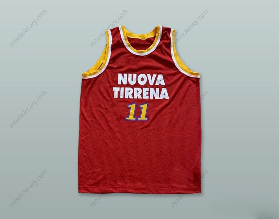 CUSTOM ANY Name Number PALLACANESTRO VIRTUS ROMA 11 RED BASKETBALL JERSEY Top Stitched S-6XL