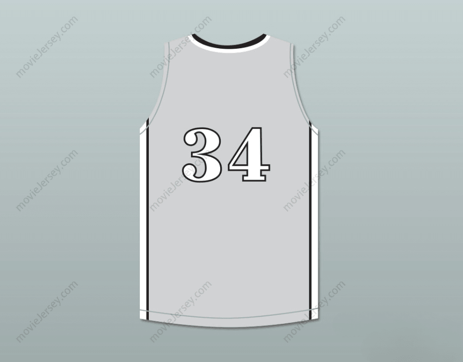CUSTOM ANY Name Number COLIN KAEPERNICK 34 JOHN H. PITMAN HIGH SCHOOL PRIDE GRAY BASKETBALL JERSEY 1 Top Stitched S-6XL