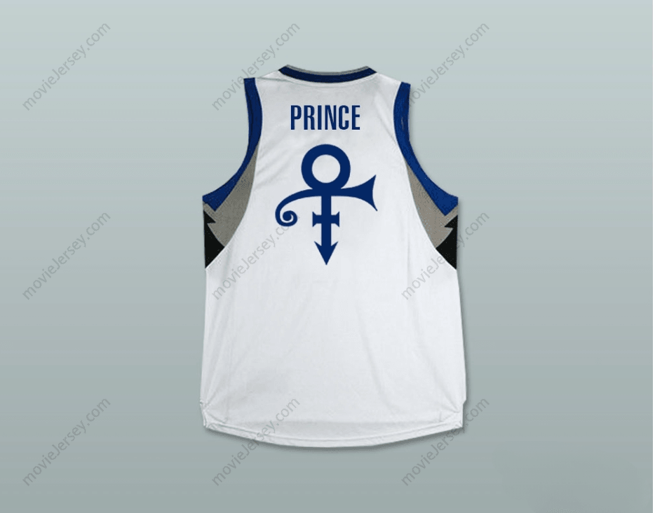 CUSTOM ANY Name Number PRINCE WHITE BASKETBALL JERSEY Top Stitched S-6XL