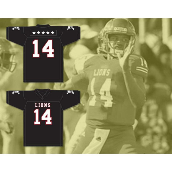 CUSTOM ANY Name Number DE'ANDRE JOHNSON 14 EMCC LIONS Football Jersey Top Stitched S-6XL