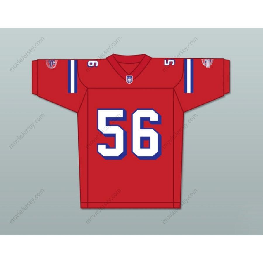 CUSTOM ANY Name Number JON FAVREAU DANIEL BATEMAN 56 WASHINGTON SENTINELS AWAY Football Jersey Top Stitched S-6XL