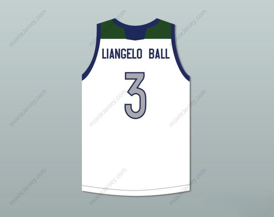 CUSTOM ANY Name Number LIANGELO BALL 3   HUSKIES WHITE BASKETBALL JERSEY Top Stitched S-6XL