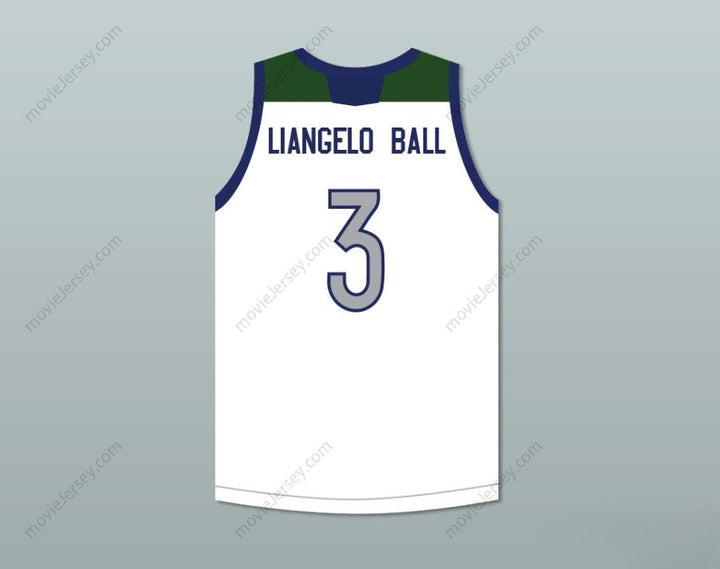 CUSTOM ANY Name Number LIANGELO BALL 3   HUSKIES WHITE BASKETBALL JERSEY Top Stitched S-6XL