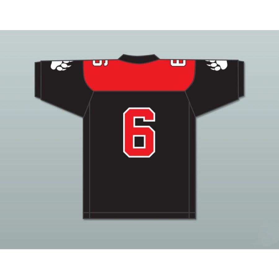 CUSTOM ANY Name Number ROGER 6 MINNVILLE HIGH SCHOOL GRIZZLIES Football Jersey Top Stitched S-6XL
