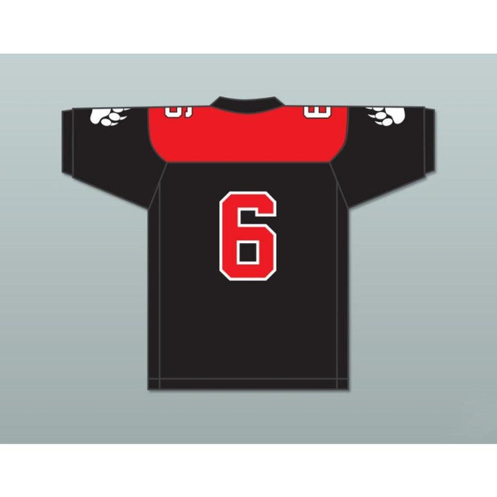 CUSTOM ANY Name Number ROGER 6 MINNVILLE HIGH SCHOOL GRIZZLIES Football Jersey Top Stitched S-6XL