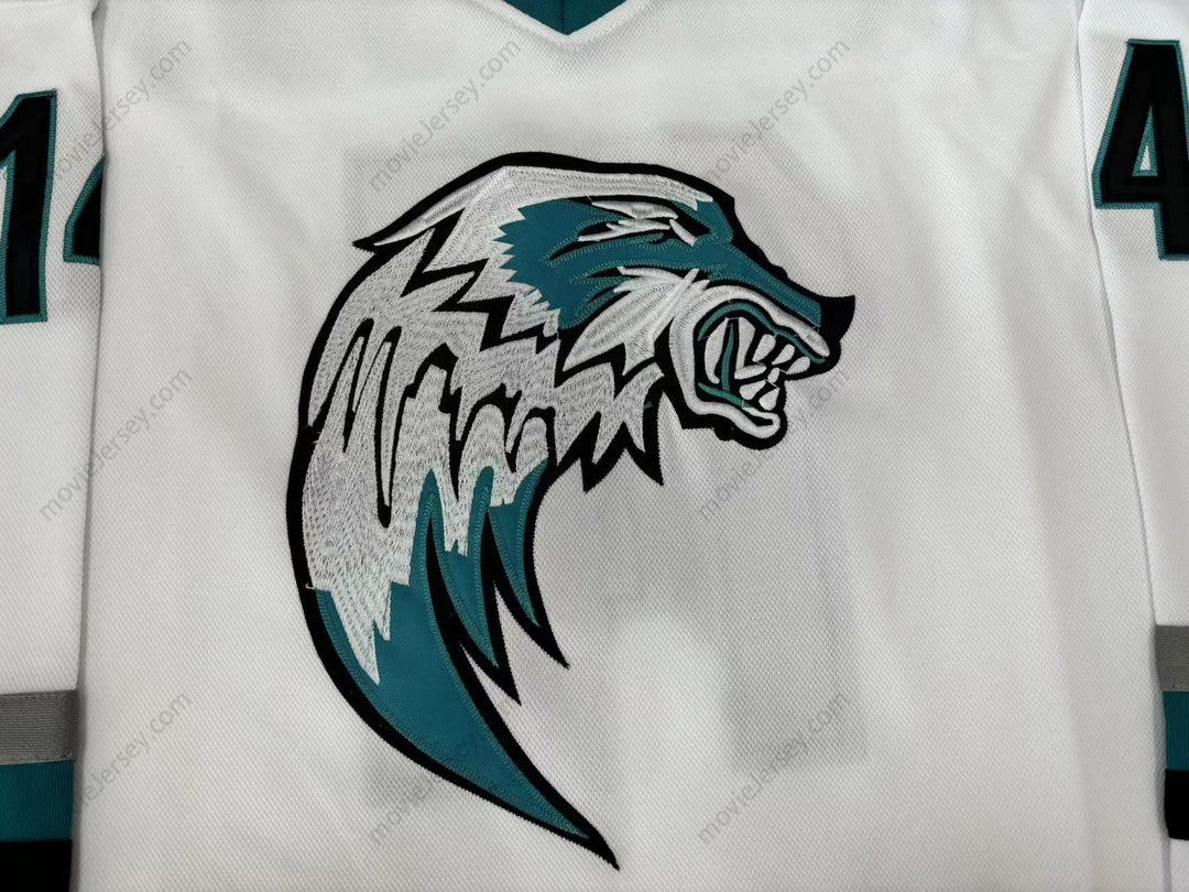 Custom Any Name Number THE LANSING ICE WOLVES DEREK THOMPSON 14 MINOR LEAGUE HOCKEY JERSEY Stitched Top Stitched S-6XL