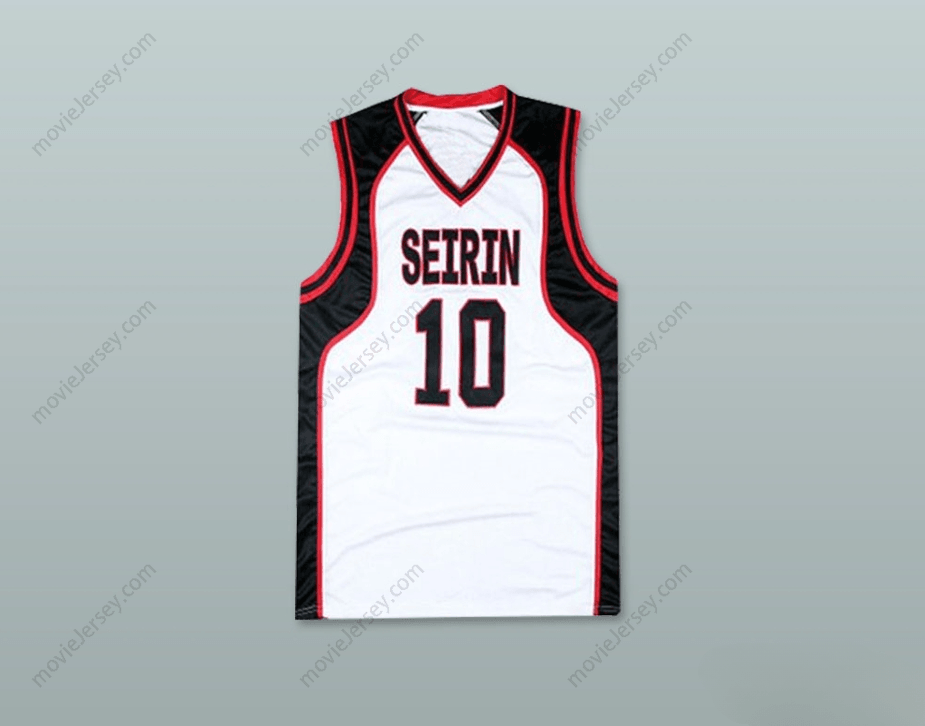 CUSTOM ANY Name Number KAGAMI TAIGA 10 SEIRIN HIGH SCHOOL BASKETBALL JERSEY COSPLAY Top Stitched S-6XL