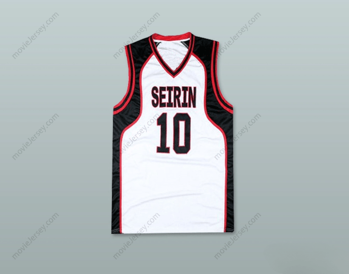 CUSTOM ANY Name Number KAGAMI TAIGA 10 SEIRIN HIGH SCHOOL BASKETBALL JERSEY COSPLAY Top Stitched S-6XL