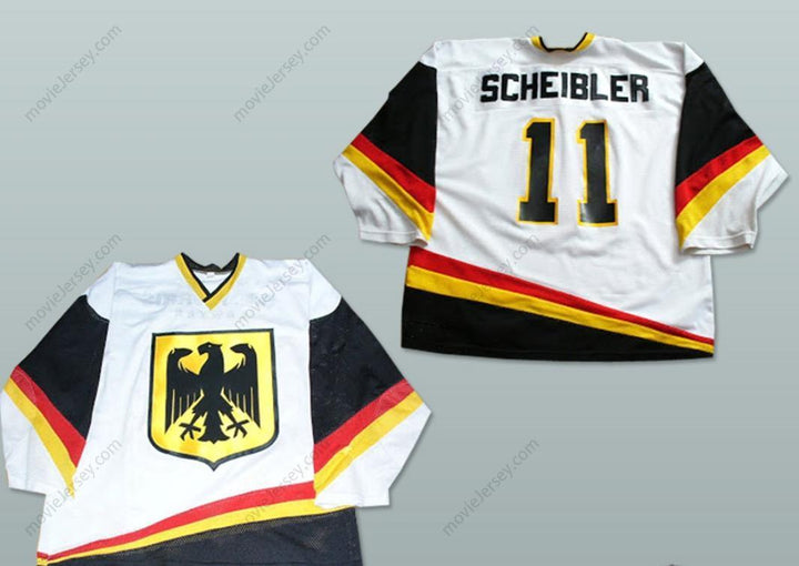 Custom Any Name Number Germany National Team Hockey Jersey Any Player or Number Stitched Top Stitched S-6XL
