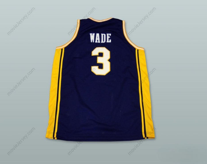 CUSTOM ANY Name Number DWYANE WADE 3 MARQUETTE BASKETBALL JERSEY Top Stitched S-6XL