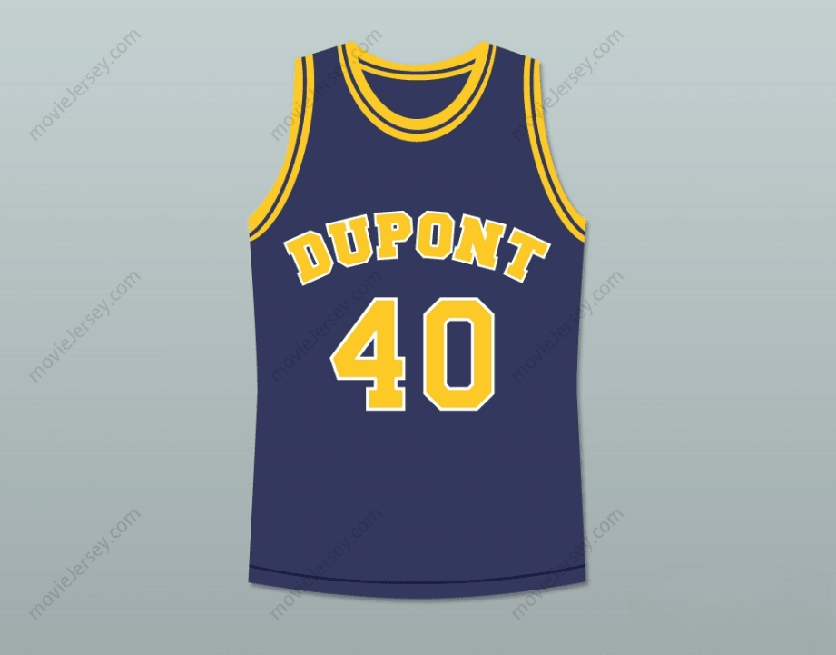 CUSTOM ANY Name Number RANDY MOSS 40 DUPONT HIGH SCHOOL PANTHERS BASKETBALL JERSEY ANY PLAYER OR NUMBER Top Stitched S-6XL