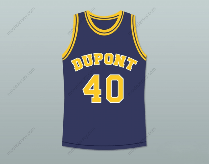 CUSTOM ANY Name Number RANDY MOSS 40 DUPONT HIGH SCHOOL PANTHERS BASKETBALL JERSEY ANY PLAYER OR NUMBER Top Stitched S-6XL