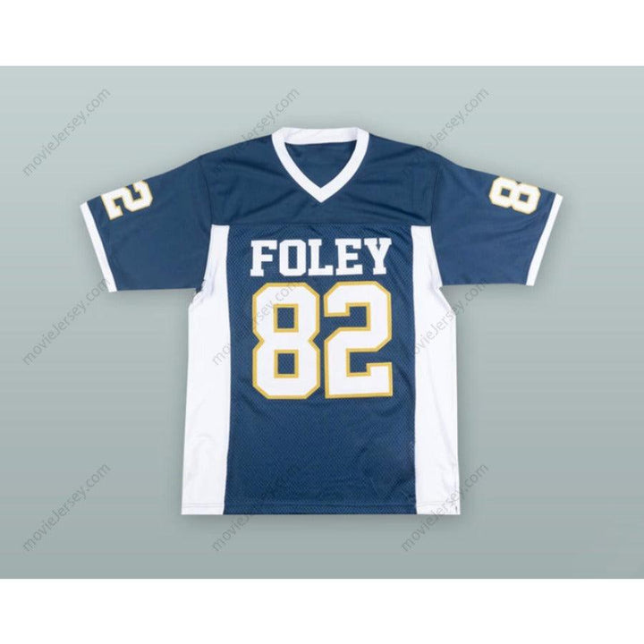 CUSTOM ANY Name Number JULIO JONES 82 FOLEY HIGH SCHOOL LIONS BLUE FOOTBALL JERSEY Top Stitched S-6XL